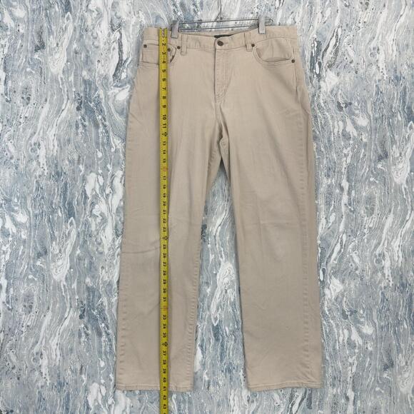 Vintage Ralph Lauren corduroy cream khaki pants (14) - Picture 2 of 5
